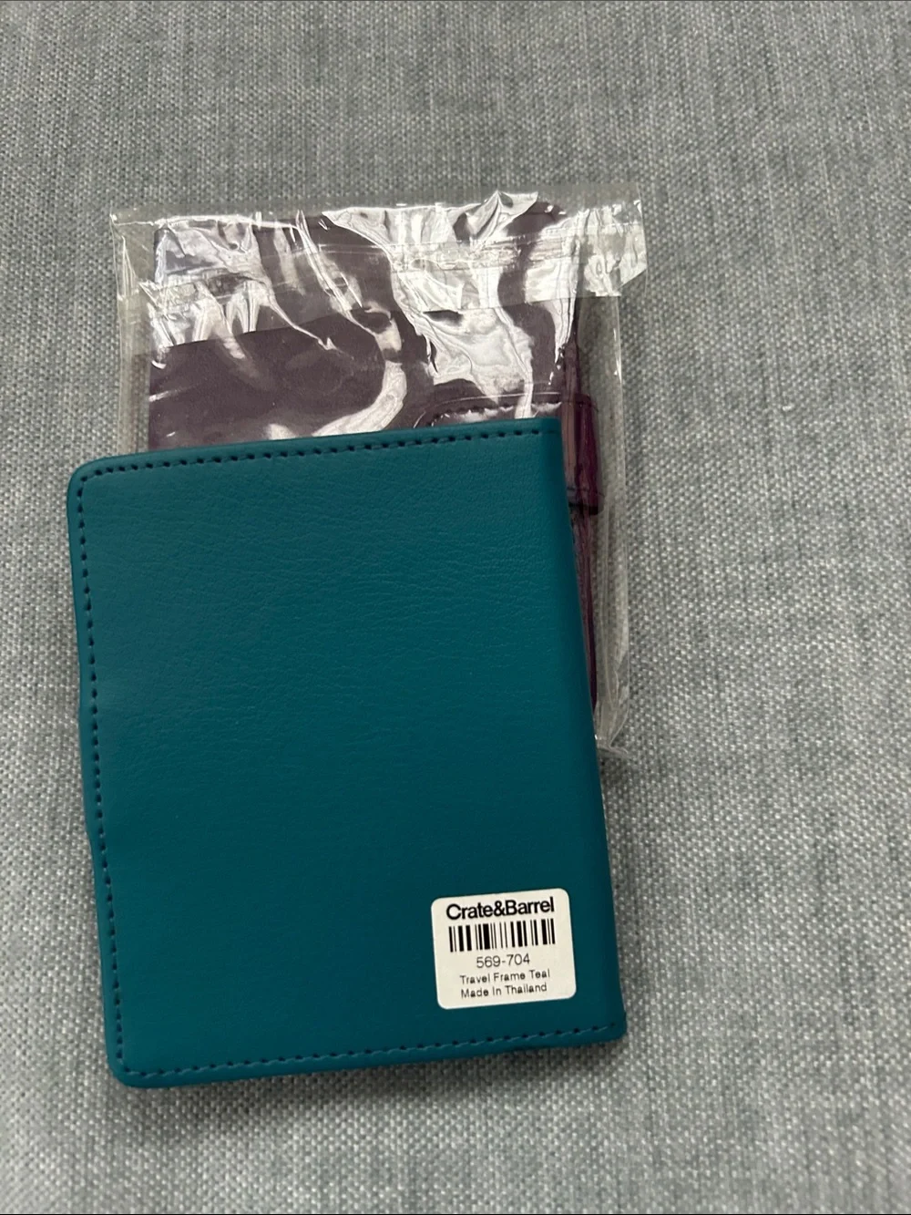 Crate&Barrel Purple and Teal Photo Folio Accessory Cases